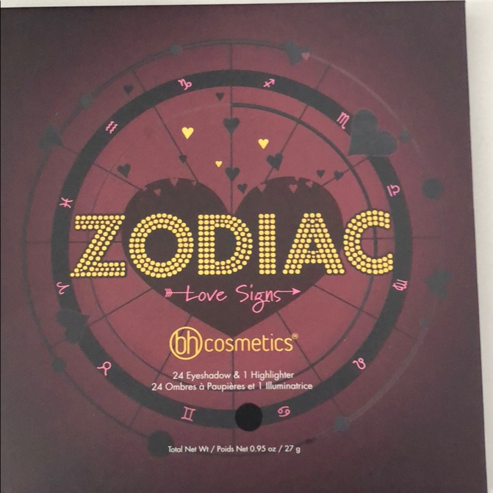 Bh cosmetics Zodiac love signs palette